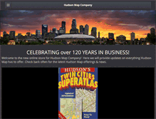 Tablet Screenshot of hudsonmap.com